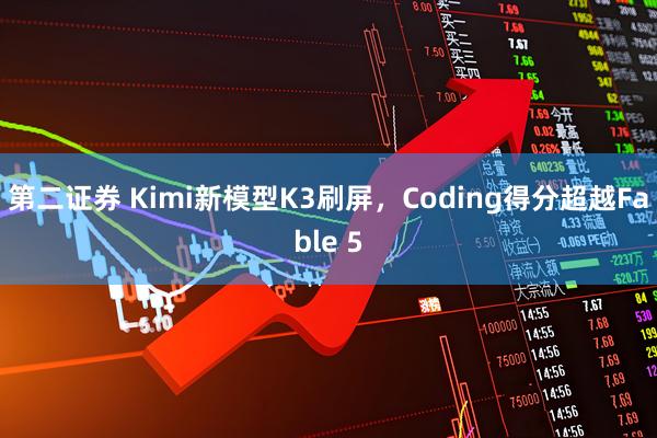 第二证券 Kimi新模型K3刷屏，Coding得分超越Fable 5